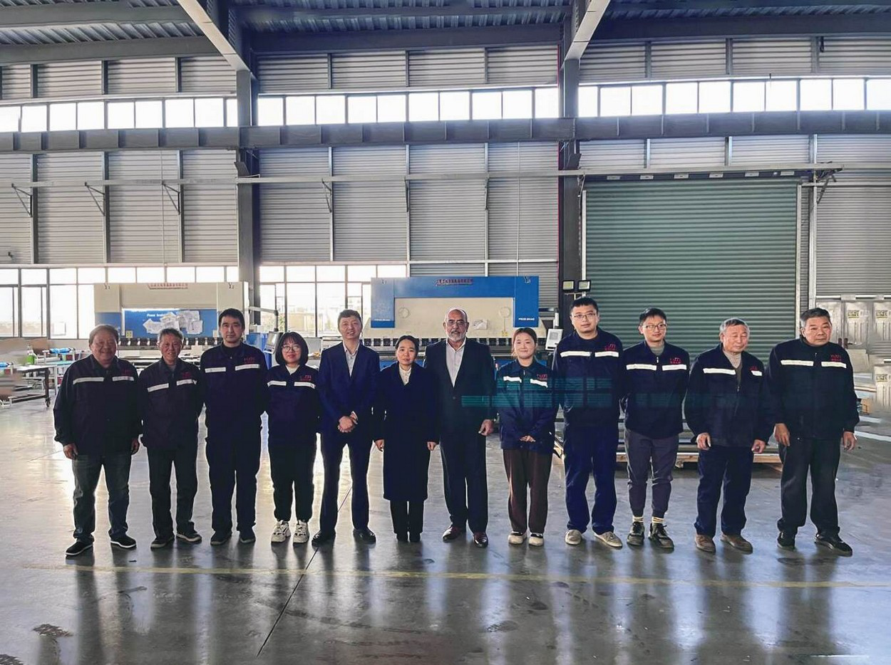 ENGELS team at the Fuji Elevator manufacturing facility in Zhejiang, China